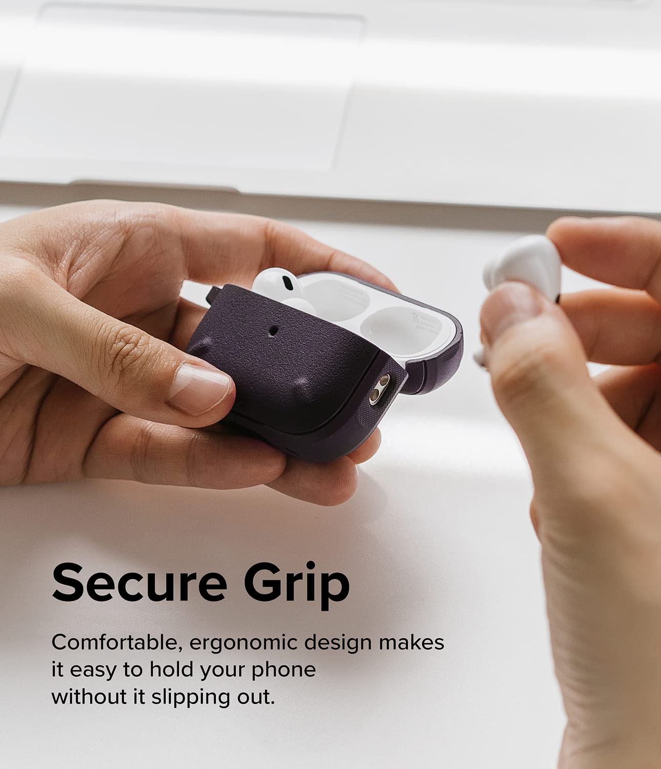 AirPods Pro  2nd  Case Cover | Onyx Series | Deep Purple