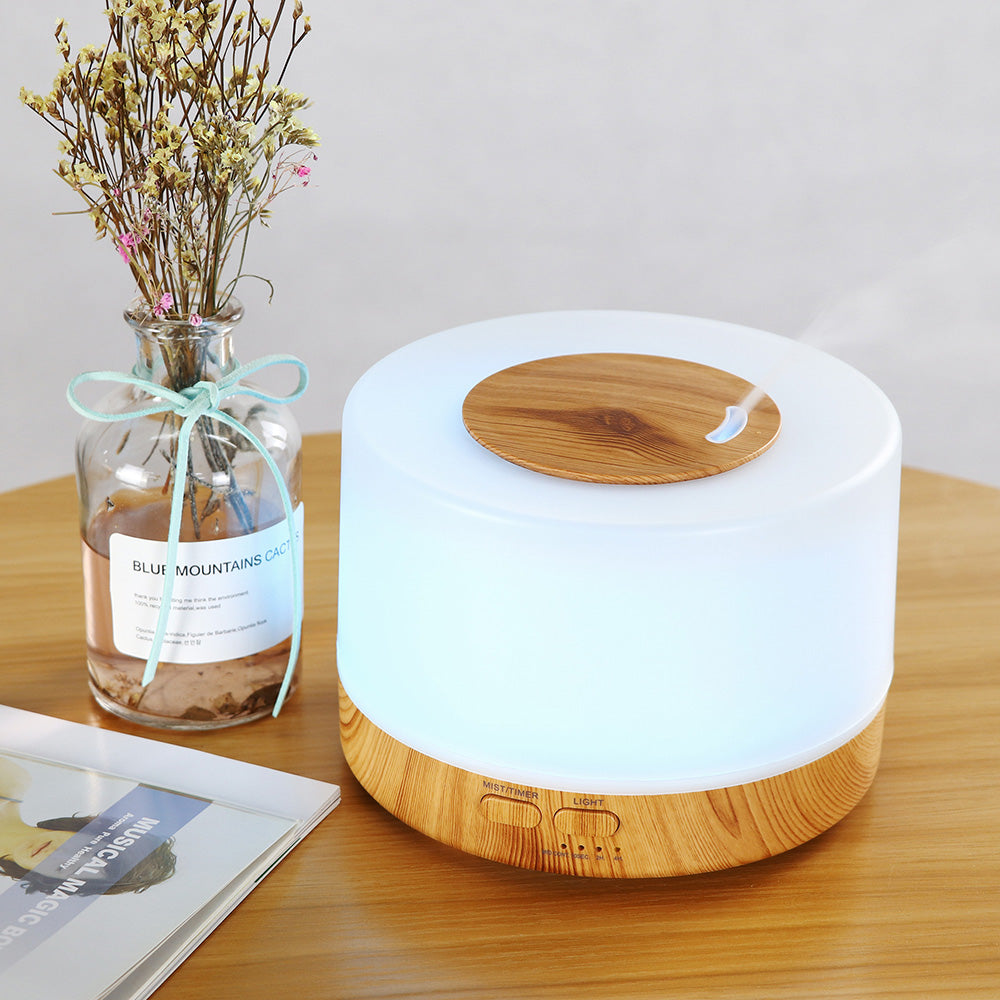 700ml Essential Oil Diffuser Premium 5 In 1 Ultrasonic Aromatherapy Aroma Oil Diffuser Humidifier Remote Aroma Diffuser With Auto Shut-off Function