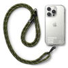 Strap Holder Link for Universal Smartphones Tether Lanyard Phone Straps | Khaki/White