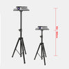 Projector Tripod Stand |Universal Speaker Stand Mount Holder |Adjustable Height from 40Inch to 71Inch] with Mounting Bracket & Rack Tray