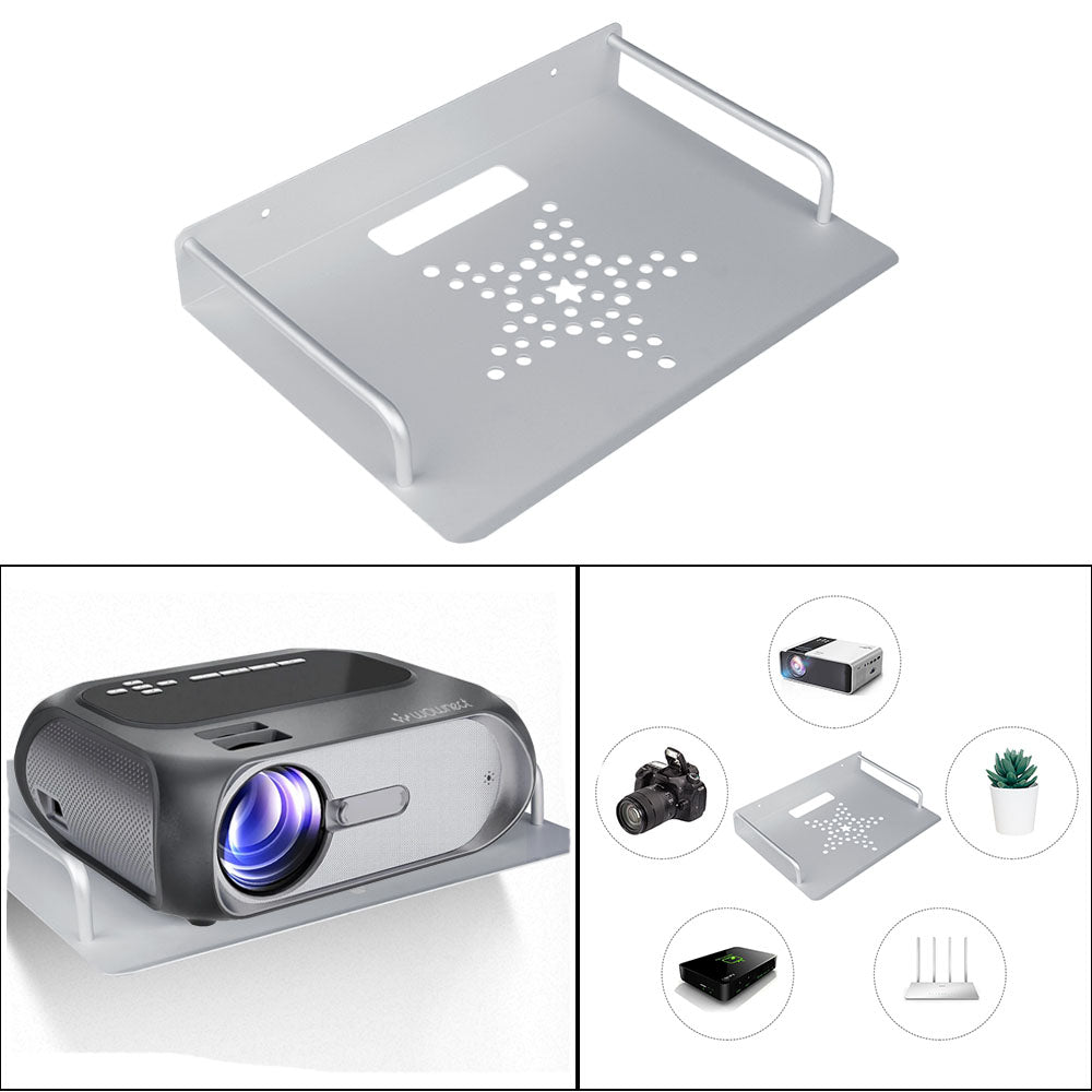Wownect Mini Projector Tray Bracket Wall Mount Projector Stand