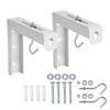 Projector Screen L-Bracket Ceiling or Wall Mount Hanging Universal Adjustable Extension with Hook Manual Kit 6