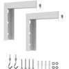 Projector Screen L-Bracket Ceiling or Wall Mount Hanging Universal Adjustable Extension with Hook Manual Kit 6