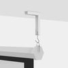 Projector Screen L-Bracket Ceiling or Wall Mount Hanging Universal Adjustable Extension with Hook Manual Kit 6