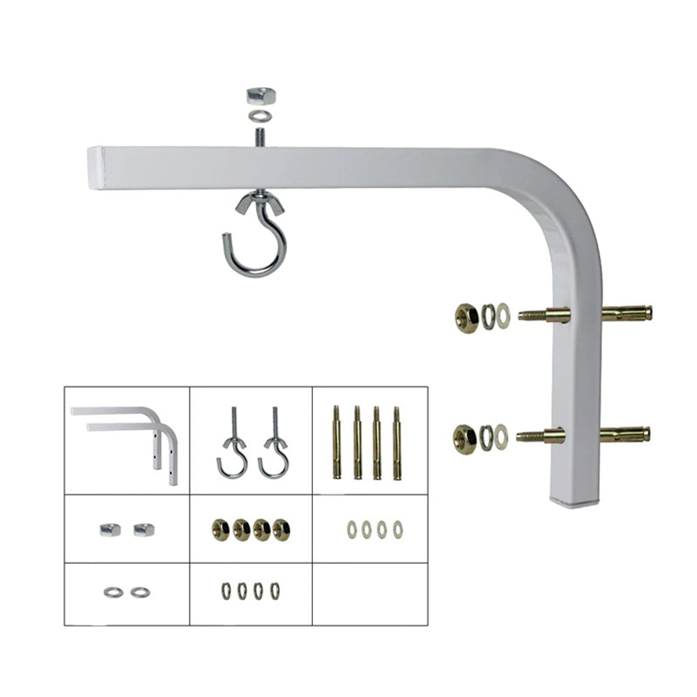 Universal Projector Screen L- Bracket Adjustable Hanging Mount with Hook For Home Theater Projection Screens Mounting Accessories