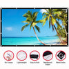 Projector Screen, 16:9 Foldable Anti-Crease 4K Full HD Home Theater Projection Screen For Office Presentation Indoor Outdoor