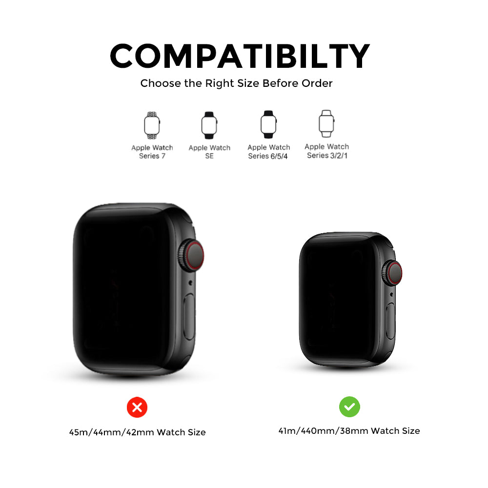 Apple Watch 41mm / 40mm / 38mm | Milanese Magnetic Straps | Red