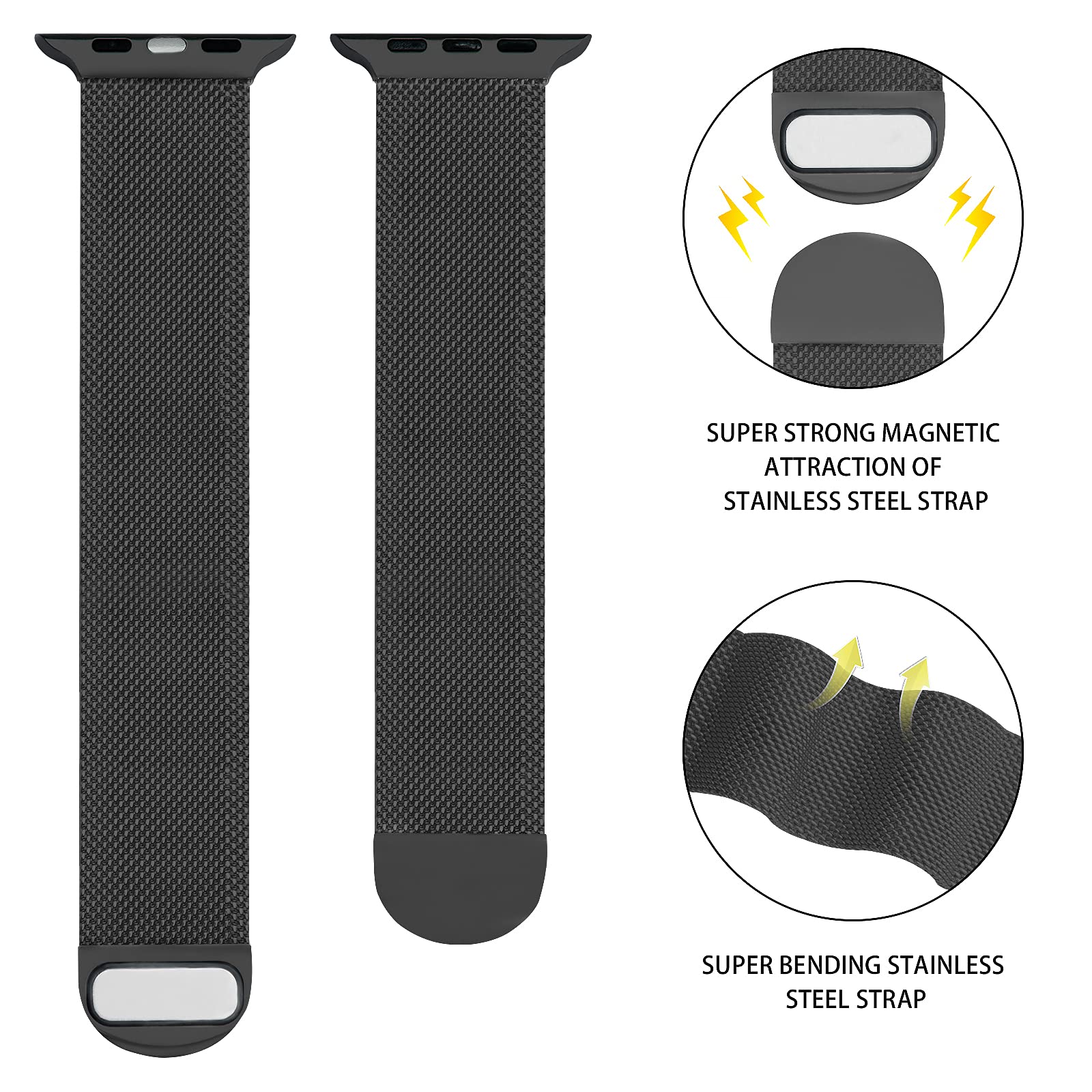 Apple Watch 41mm / 40mm / 38mm | Milanese Magnetic Straps | Red