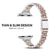 Apple Watch 41mm / 40mm / 38mm | Metal Straps | Silver/ Rose Gold