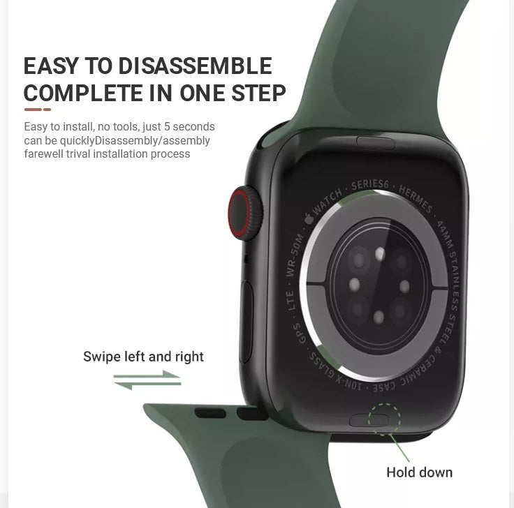 Pack 3 Sport Bands For Apple Watch Band 42mm 44mm 45mm 49mm Men Women