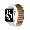 Apple Watch 41mm / 40mm / 38mm | Leather Magnetic Loop Watch Band Strap | White