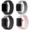 Pack of 4 Nylon Sport Strap For Apple Watch Band 42mm 44mm 45mm 49mm Men Women- C