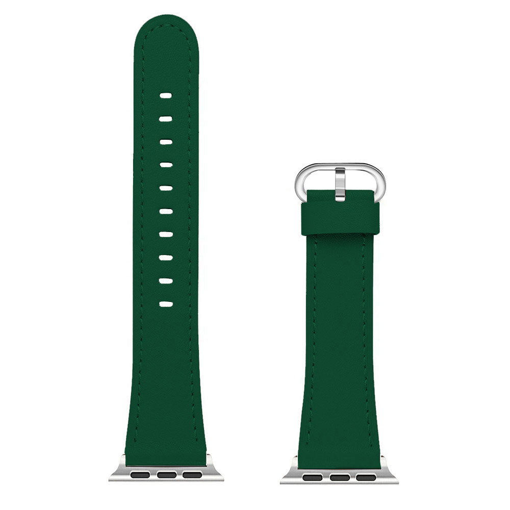Apple Watch Ultra 49mm / 45mm / 44mm / 42mm | Leather Straps| Green