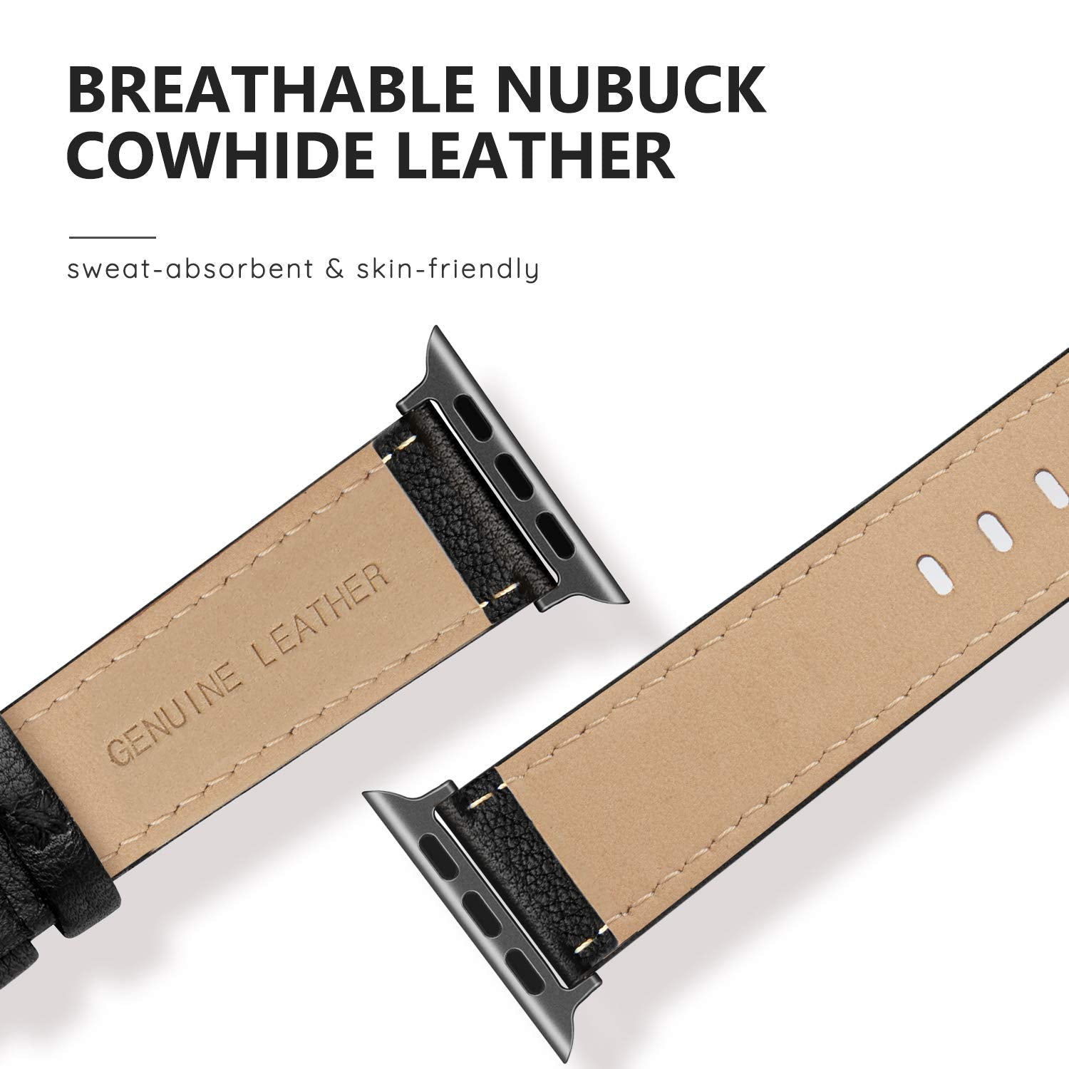 Apple Watch Ultra 49mm / 45mm / 44mm / 42mm | Crazy Horse Leather watch Band | Brown