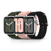 Apple Watch Ultra 49mm / 45mm / 44mm / 42mm | Silicone Ocean Band | Light Pink/Black/Green