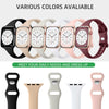 O Ozone - 6 Pack Slim Bands Compatible with Apple Watch Band 42mm 44mm 45mm 49mm for Women Men - Multi color