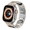 Titanium Metal Watch Band Strap Compatible with Apple Watch Ultra 2 Band 49mm 45mm 44mm 42mm - Titanium Orange