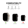 Apple Watch Ultra 49mm / 45mm / 44mm / 42mm | Leather Magnetic Loop Watch Band Strap | Red