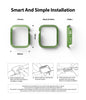 Apple Watch SE /6 /5 /4 40mm Case| Slim Series| Clear + Purple