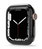 Apple Watch 8 / 7 45mm | Bezel Styling Case Adhesive Frame Ring Cover | Black  45 | 03