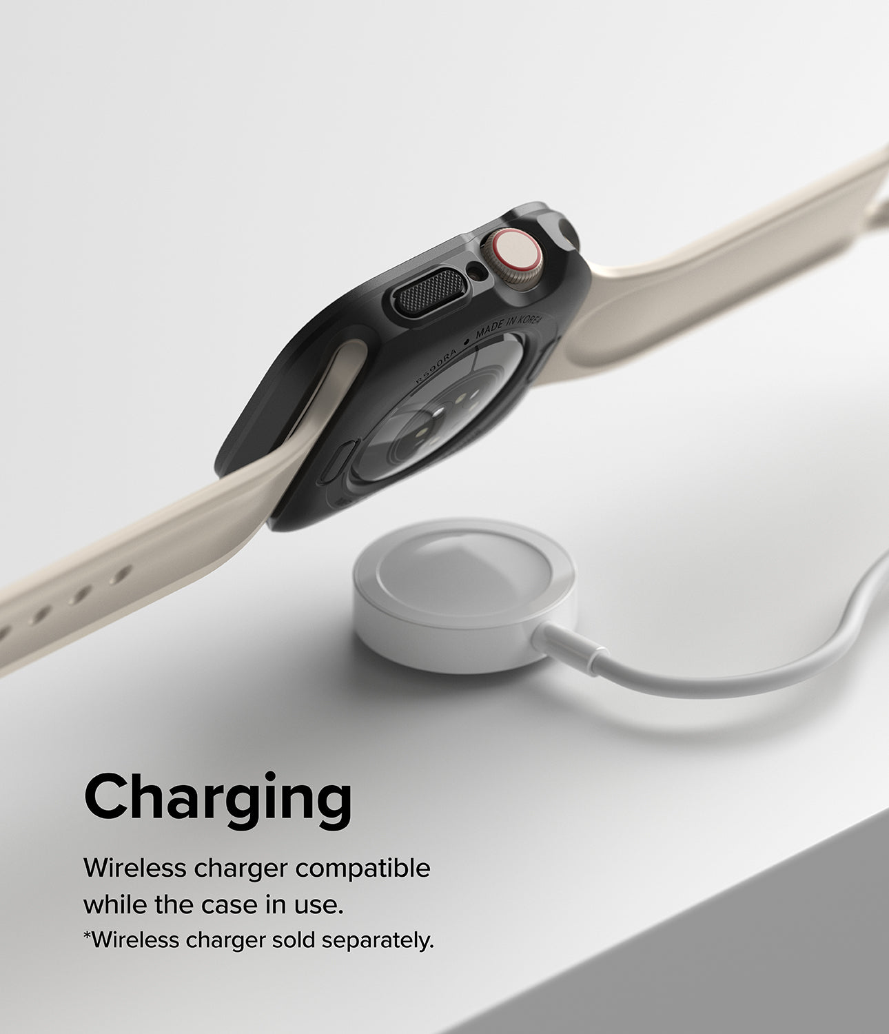 Apple Watch 7 45mm/iWatch Series 4/5/6/SE 45mm Case|  Air Sports Series|  Warm Gray