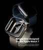 Apple Watch 9 / 8 / 7 45mm Apple Watch Series (45mm) Case | Slim Series| Clear + Dark Chrome