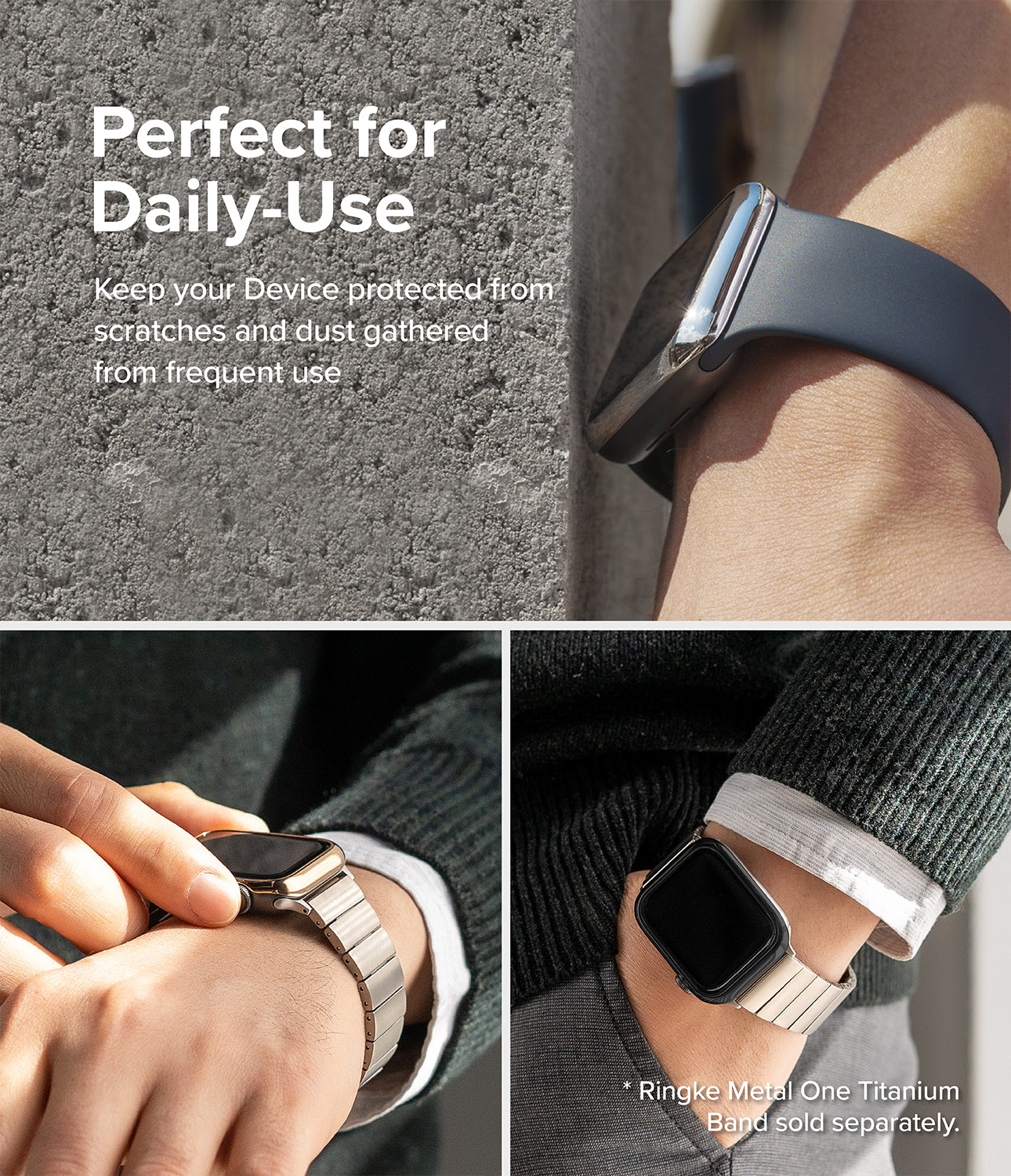 Apple Watch 8 / 7 41mm | Bezel Styling| Graphite (41-09)