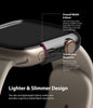 Apple Watch 9 / 8 / 7 41mm Apple Watch Series (41mm) Case | Slim Series| Clear + Dark Chrome
