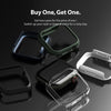 Apple Watch 8 / 7 41mm Case| Slim Series| Clear + Matte Black