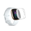 Silicone Bands with Case | Fitbit Sense & Fitbit Versa 3 Smart Watch | White