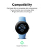 Ringke - Google Pixel Watch 2 Case | Slim Series | Clear + Matte Black