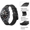 Samsung Galaxy Watch 3 45mm /46mm / Gear S3 Frontier / Classic / Watch GT 2 46mm | 22mm Soft Leather Strap | Black