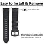 Samsung Galaxy Watch 3 45mm /46mm / Gear S3 Frontier / Classic / Watch GT 2 46mm | 22mm Soft Leather Strap | Blue