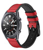 Samsung Galaxy Watch 3 45mm /46mm / Gear S3 Frontier / Classic / Watch GT 2 46mm | 22mm Soft Leather Strap | White