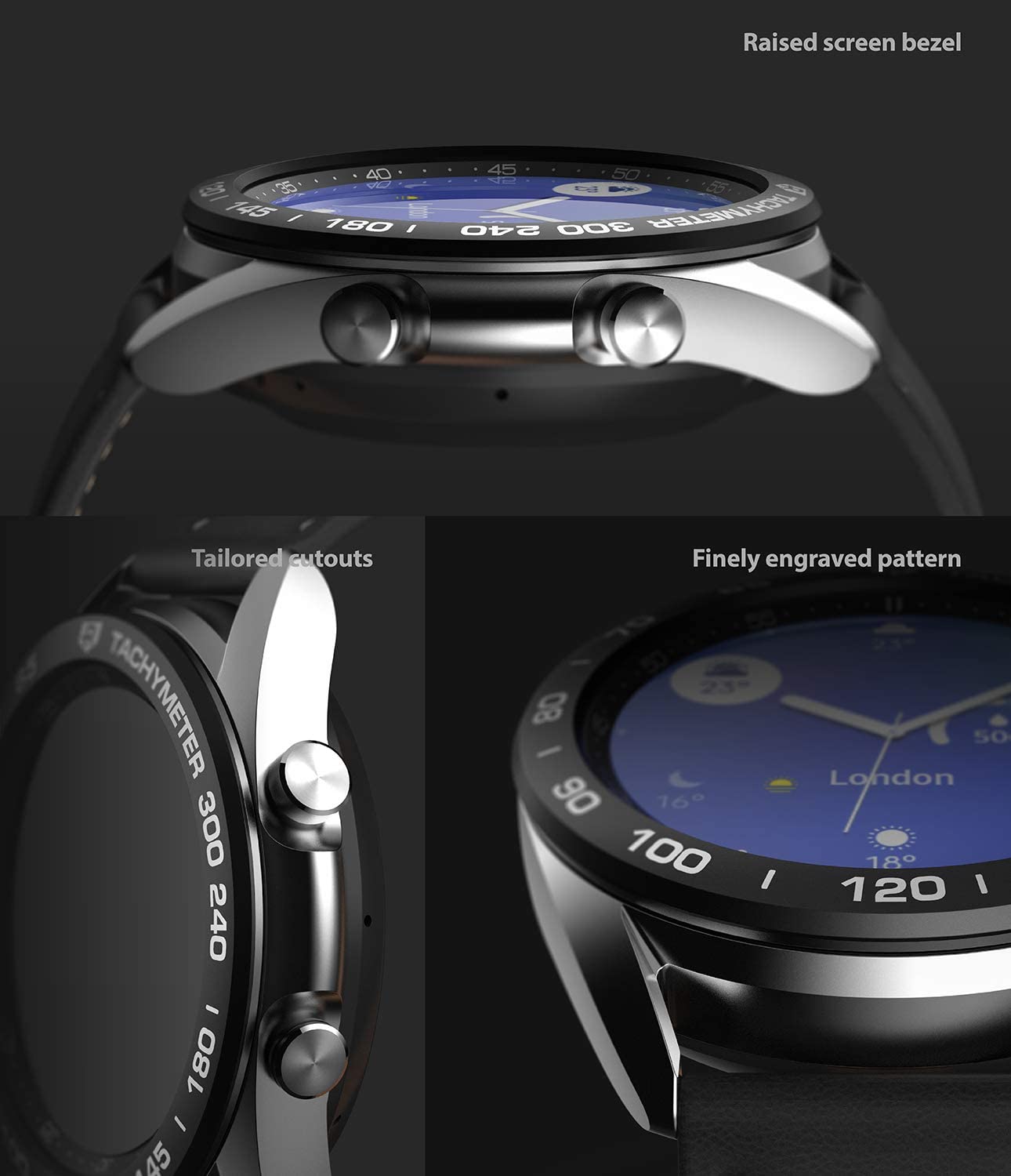 Samsung Galaxy Watch 3 41mm | Bezel Styling| Silver (41-05)