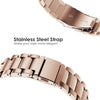 Samsung Galaxy Watch 4 40mm 44mm/Classic/Active 2 40mm 44mm/Galaxy Watch 3 41mm | Metal Watch Band Straps | Rose Gold