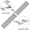 Samsung Galaxy Watch 3 45mm /46mm / Gear S3 Frontier / Classic / Watch GT 2 46mm | Metal Watch Band Straps | Silver