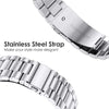 Samsung Galaxy Watch 3 45mm /46mm / Gear S3 Frontier / Classic / Watch GT 2 46mm | Metal Watch Band Straps | Silver