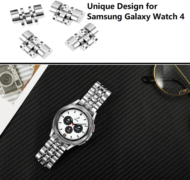 Samsung Galaxy Watch 3 45mm /46mm / Gear S3 Frontier / Classic / Watch GT 2 46mm | Metal Watch Band Straps | Black
