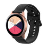 Samsung Galaxy Watch 4 40mm 44mm/Classic/Active 2 40mm 44mm/Galaxy Watch 3 41mm | Silicone Strap watch Band | Black