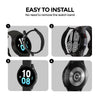 Matte Case with Built in Screen Protector | Galaxy Watch 4 44mm  Pack of 5  Protective cover | Black/Blue/Grey/Clear/Silver