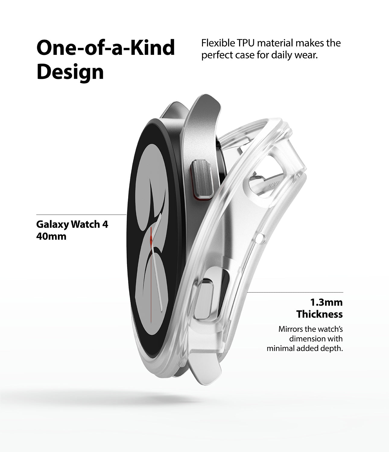 Samsung Galaxy Watch 4 40mm Case| Air Sports Series| Black