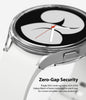 Samsung Galaxy Watch 4 44mm Case| Slim Series| Clear + Black