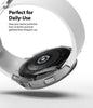 Samsung Galaxy Watch 4 44mm Case| Slim Series| Clear + Chrome