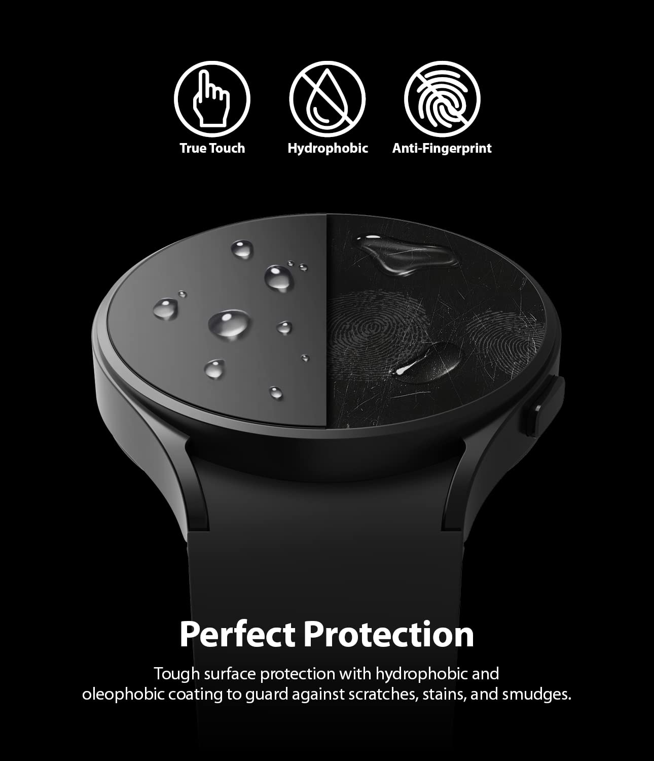 Samsung Galaxy Watch 4 44mm Screen Protectors| Tempered Glass| 4 Pack