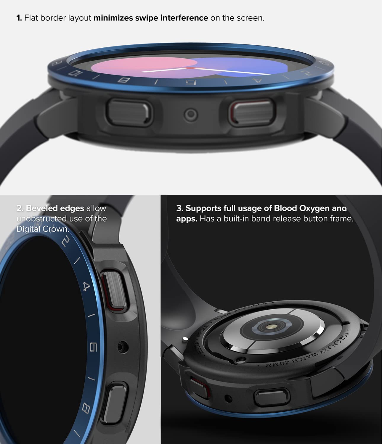 Samsung Galaxy Watch 5 40mm | Air Sports+Bezel Combo Pack| Black + 40-12