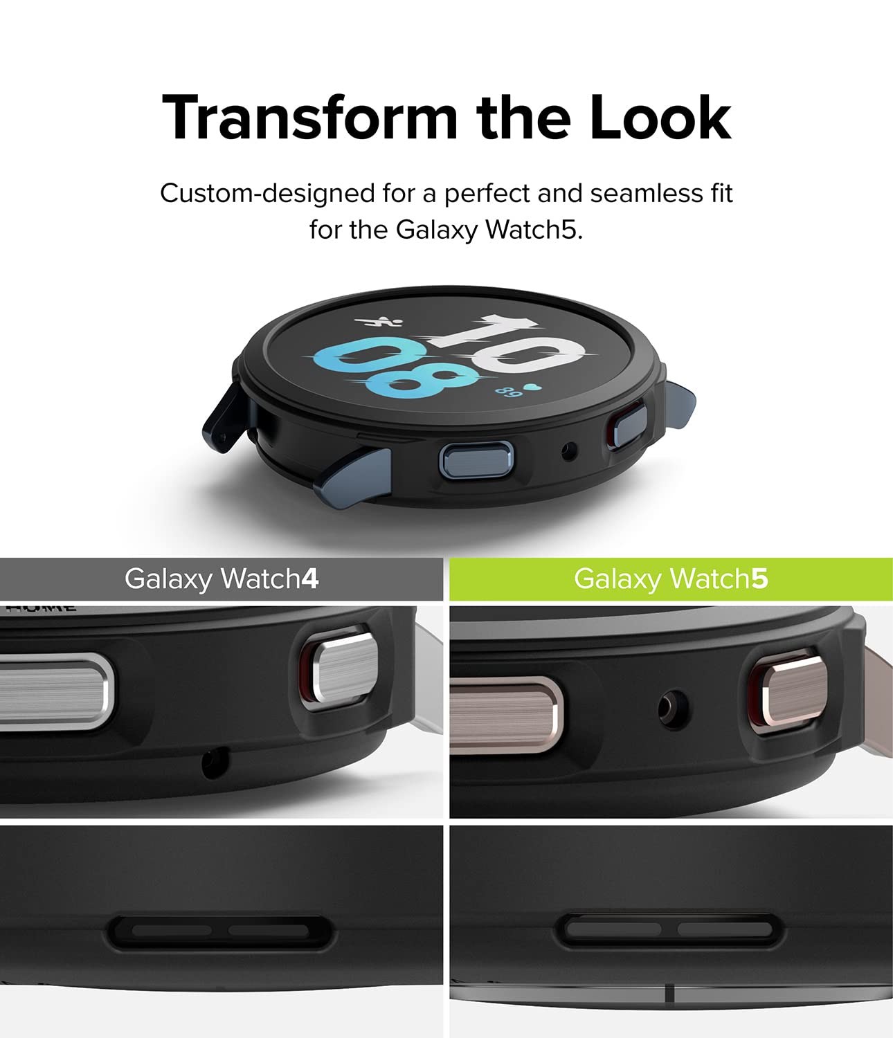 Samsung Galaxy Watch 5 40mm Case| Air Sports Series| Black