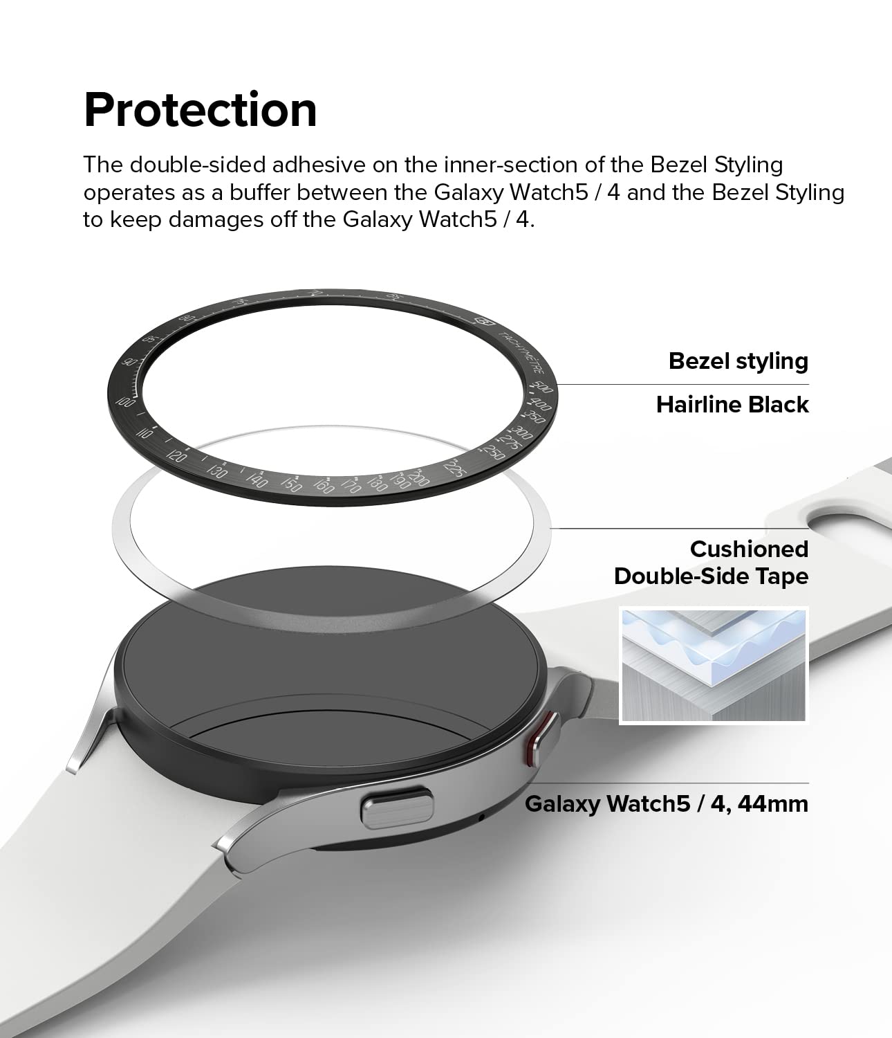 Samsung Galaxy Watch 5 / 4 44mm | Bezel Styling| 44-03