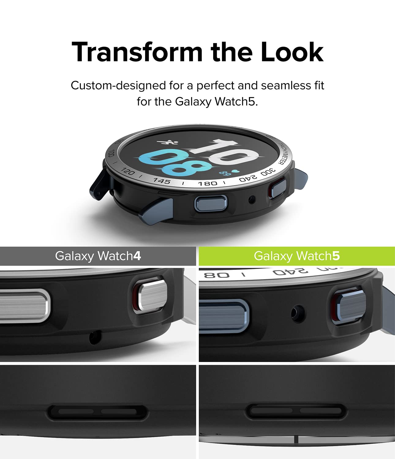 Samsung Galaxy Watch 5 44mm | Air Sports+Bezel Combo Pack| Black + 44-12
