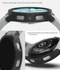 Samsung Galaxy Watch 6 40mm Case| Slim Series | Clear + Matte Black